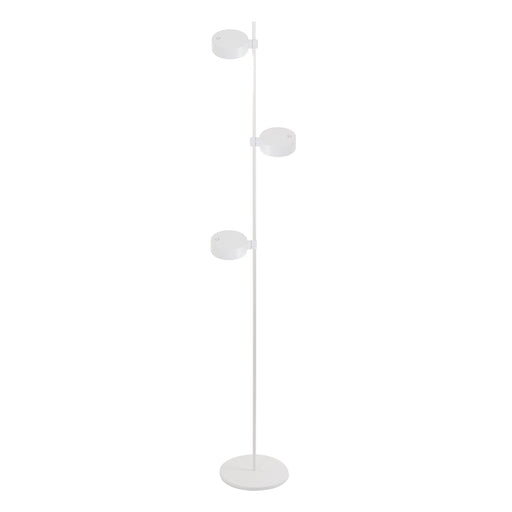 Zafferano LD1156B3 Super O Floor Lamp White 3-light rotating magnetic LED modules