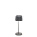 Zafferano LD1840N3 Olivia Pro Micro Table Lamp Dark Grey finish