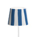 Zafferano SDZA-340-LIGHTBLUE Poldina Pro Lido Ceramic Shade Light Blue striped finish