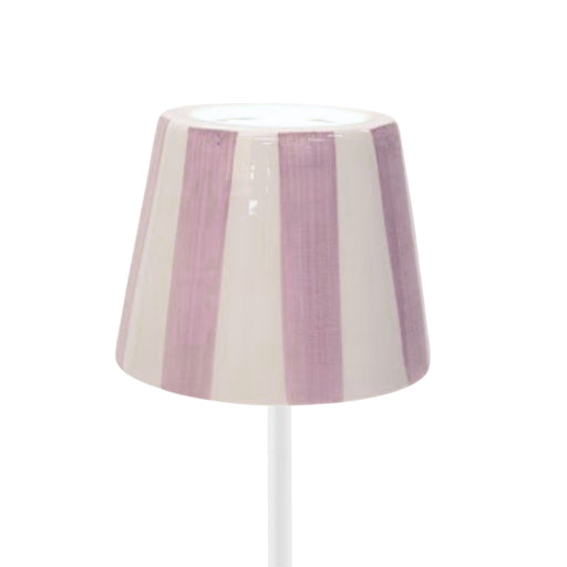 Zafferano SDZA-340-PINK Poldina Pro Lido Ceramic Shade Pink striped finish