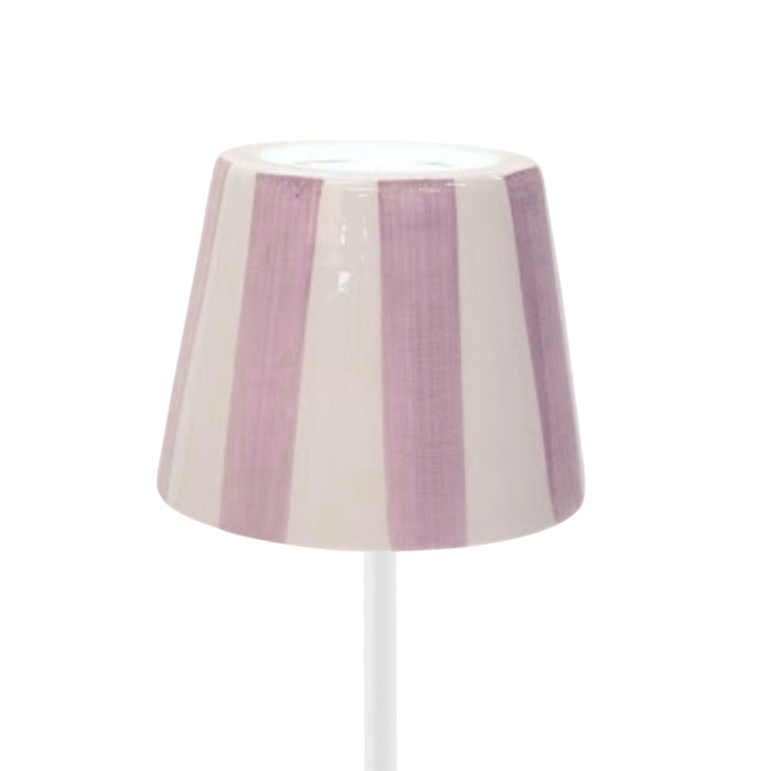 Zafferano SDZA-340-PINK Poldina Pro Lido Ceramic Shade Pink striped finish