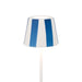 Zafferano SDZA-490-LIGHTBLUE Poldina Pro Micro Lido Ceramic Shade Light Blue striped finish