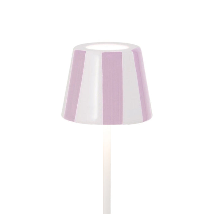 Zafferano SDZA-490-PINK Poldina Pro Micro Lido Ceramic Shade Pink striped finish