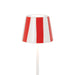 Zafferano SDZA-490-RED Poldina Pro Micro Lido Ceramic Shade Red striped finish