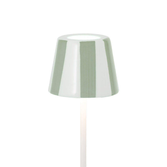 Zafferano SDZA-490-SAGE Poldina Pro Micro Lido Ceramic Shade Sage striped finish