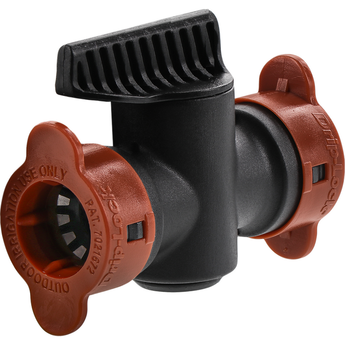 HydroRain Drip-Lock® 07497 DL-VLV-005 Válvula en línea de 1/2 pulgada Válvula de cierre