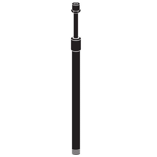 Kichler 15570BKT Vástago de altura ajustable con acento de 12 V, negro texturizado