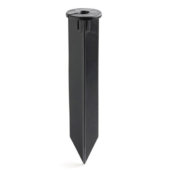 Kichler 15576BK Estaca de soporte polimérico enterrada de 12 V, 14 pulgadas, color negro