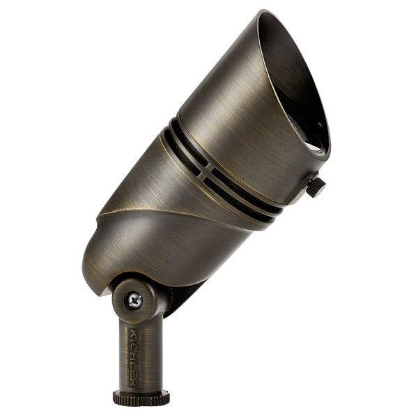 Kichler 16160CBR30 VLO 3000K 15 Degree LED High Lumen Accent Spotlight Centennial Brass