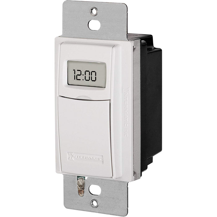 Intermatic - ST01 - 7 Day Programmable In Wall Digital Timer Switch for Lights and Appliances