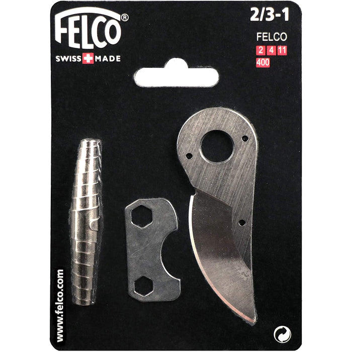Felco - F2/3-1 - Hand Pruner Replacement Kit - Spare Blade, Spring, & Adjustment Key for Garden Shears & Clippers