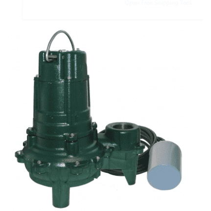 Zoeller Model M267 Waste-Mate Automatic Cast Iron Sewage Pump - 115 V, 1/2 HP