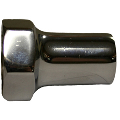 Prier - 310-1019 - Valve Stem Cap - Brass - Chrome Plated for Loose Key Valves