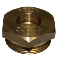 Prier - 310-4009 - Face Nut - Brass (4-9) for C-132/old style 634
