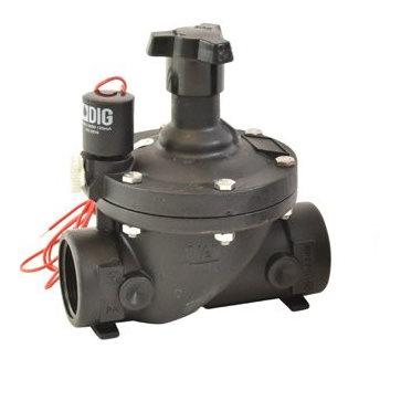 DIG Irrigation - 33-016 - 1 1/2" In-line Valve with 24 VAC Solenoid and Flow Control
