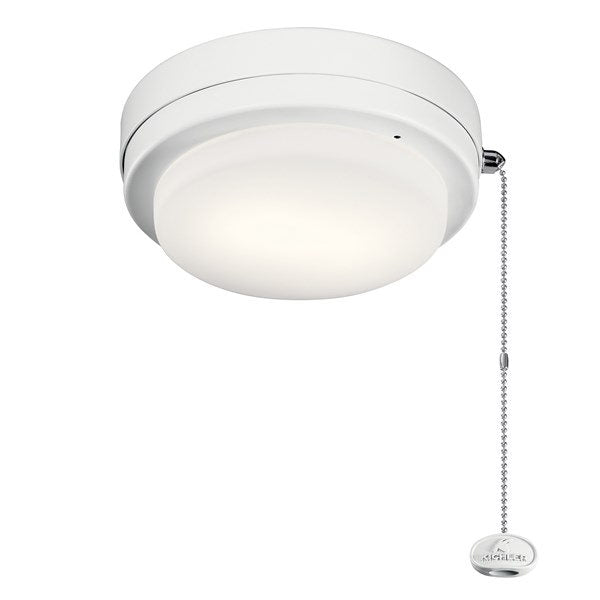 Kichler 338629MWH Arkwet™ Outdoor LED Fan Light Kit Matte White