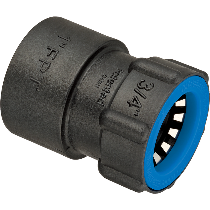 HydroRain Blu-Lock® 37355 BL-435-102 Adaptador Blu-Lock de ¾" x 1" FPT