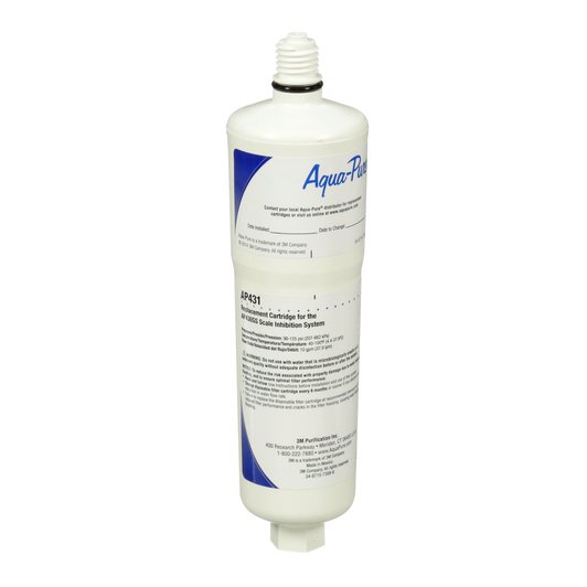 Cartucho de tratamiento de agua de repuesto para inhibición de incrustaciones en toda la casa 3M™ Aqua-Pure™ Modelo AP431, AP43111 