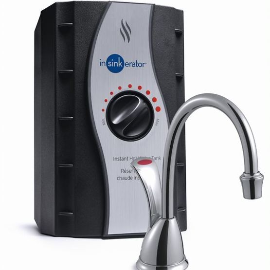 Insinkerator 44714 involucra el sistema dispensador de agua caliente instantáneo H-Wave (H-WAVEC-SS) 