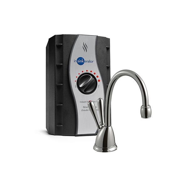 Insinkerator 44717 involucra el sistema dispensador instantáneo de agua caliente HC-View (HC-ViewC-SS)
