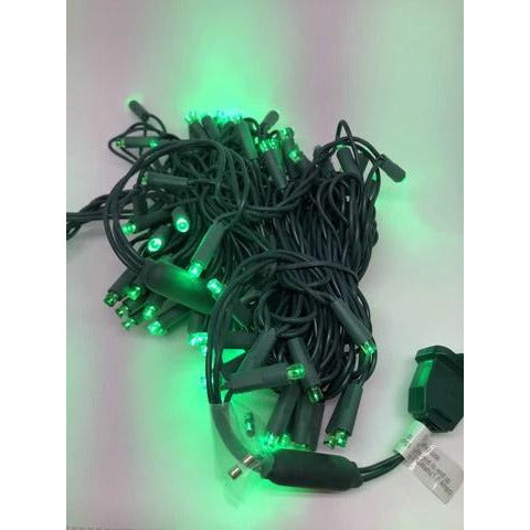 Seasonal Source - 220014 - Green DuraBright 5MM LED Strand, 4" Spacing