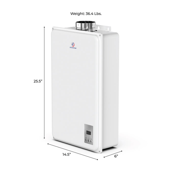 Eccotemp - 45HI-NGH - 45HI Indoor 6.8 GPM Natural Gas Tankless Water Heater Horizontal Bundle