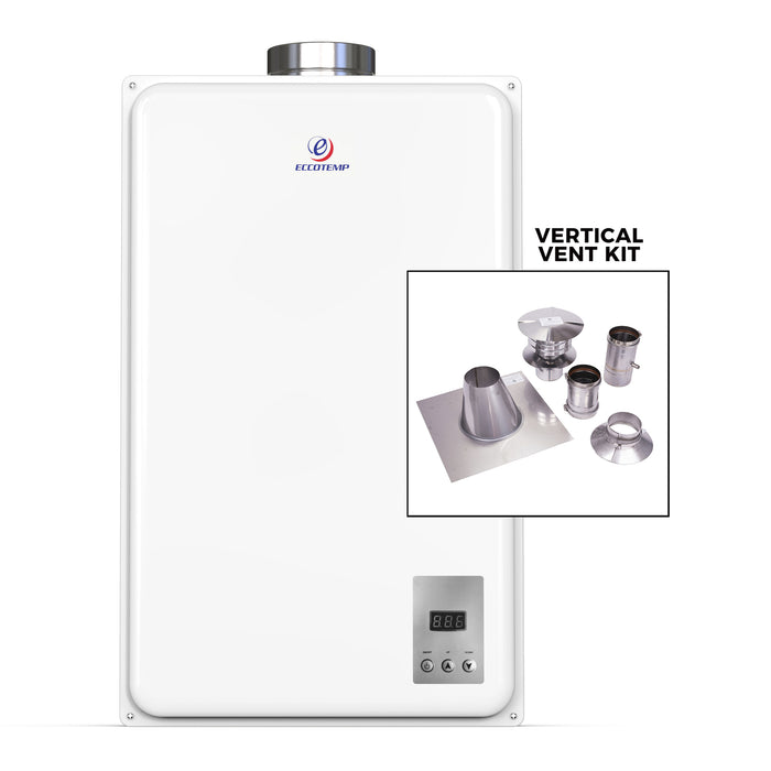 Eccotemp 45HI-NGV  Indoor 6.8 GPM Natural Gas Tankless Water Heater Vertical Bundle