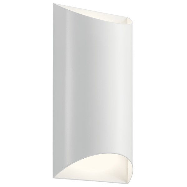 Kichler - 49279WHLED - Wesley 2 Light LED Wall Light Architectural White