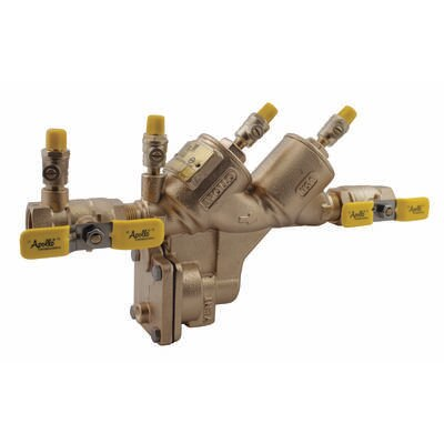Apollo Backflow Preventer, Reduced Pressure, Bronze with Ball Valves and SAE Test Cocks
