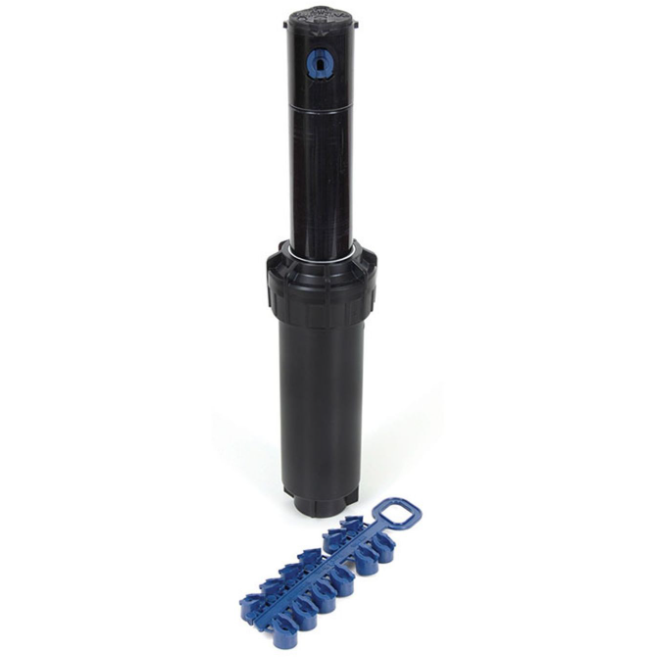 Suinga 5 x Rain Bird 5004 Plus Sprinkler, Range 7.6 to 15.2 m, Allows Stopping Irrigation of the Spray Cover, 3/4 Inch Threaded Black Suinga 5 x Rain Bird 5004 Plus Sprinkler, Range 7.6 to 15.2 m, Allows Stopping Irrigation of the Spray Cover, 3/4 Inch Threaded Black