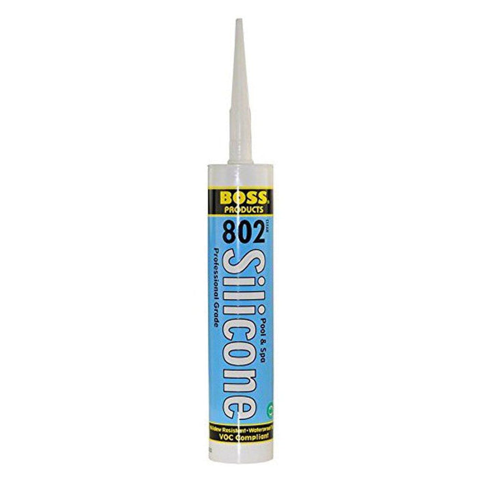 Boss - 80200 - 80200B Pool and Spa Silicone Adhesive Clear 10.3 Oz