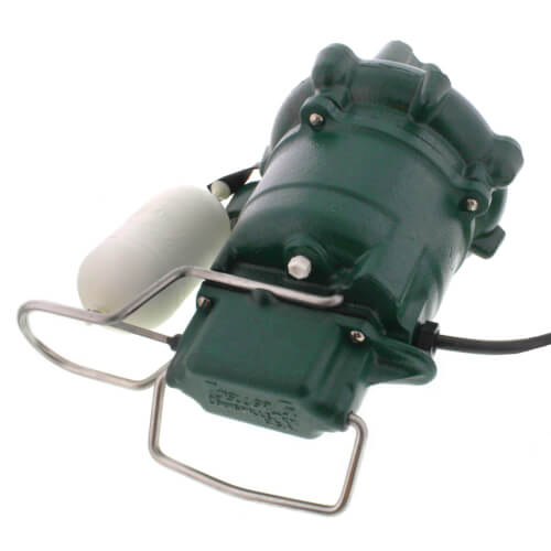 Zoeller Model M57 Mighty-Mate Automatic Cast Iron Effluent Pump - 115 V, 0.3 HP