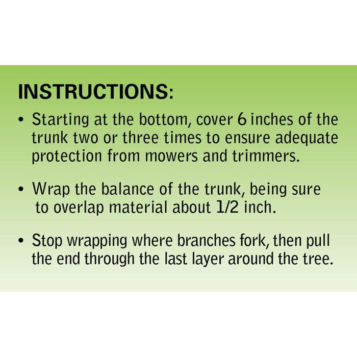 Dewitt 3-Inch by 50-Foot Tree Wrap White TW3W