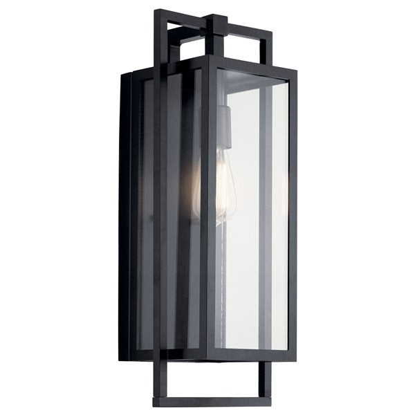 Kichler - 59087BK - Goson™ 20" 1 Light Wall Light with Clear Glass Black