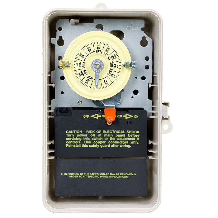 Intermatic T104P3 208-277 Volt DPST 24 Hour Mechanical Time Switch