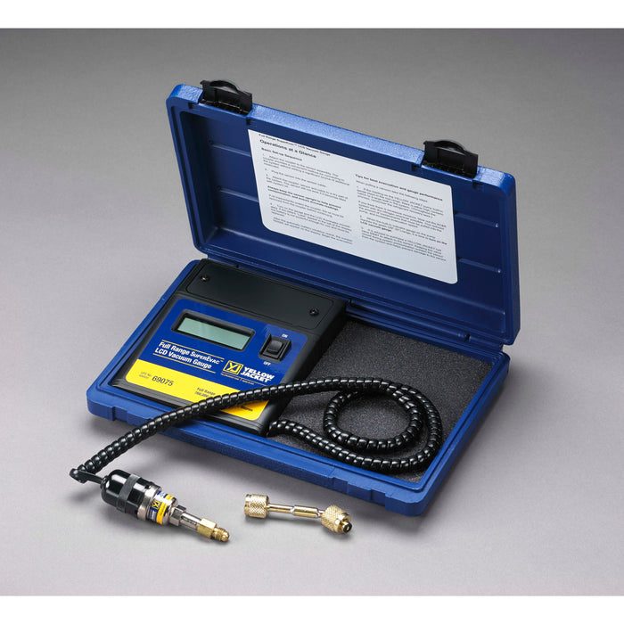 Yellow Jacket - YJ69075 SuperEvac® LCD Vacuum Gauge Full Range Complete in Case (69075)