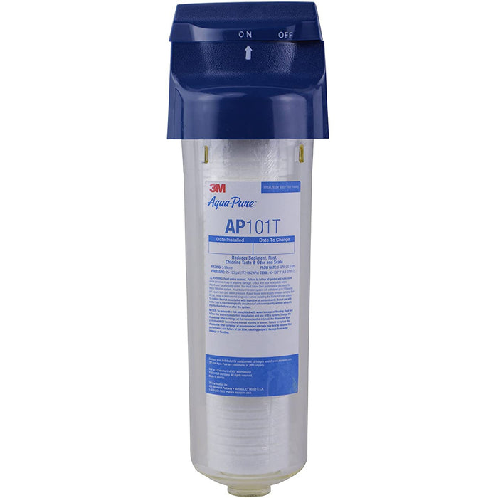 3M™ - AP101T - Aqua-Pure™ Whole House Standard Diameter Water Filter Transparent Plastic Housing AP101T, 5530002