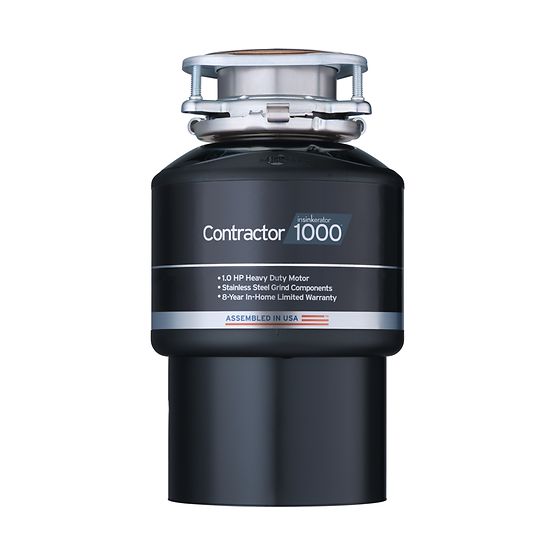 Insinkerator - 78986-ISE - Contractor 1000 Garbage Disposal, 1 HP (No Cord)