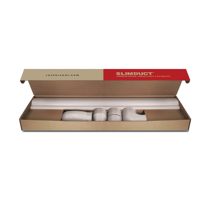 RectorSeal 85105 Slimduct Kit de conductos de pared de 3,75", blanco 100