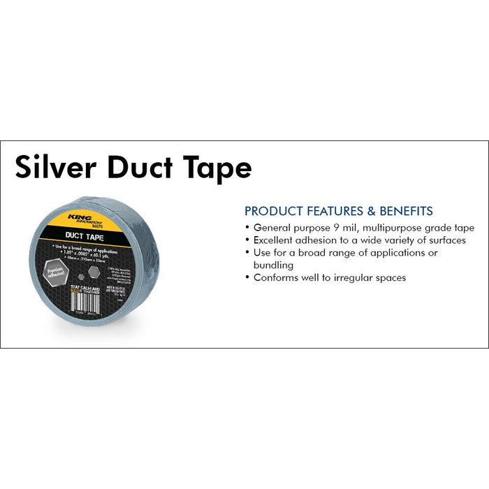 King Innovation - 86070 - Duct Tape, 1 Roll