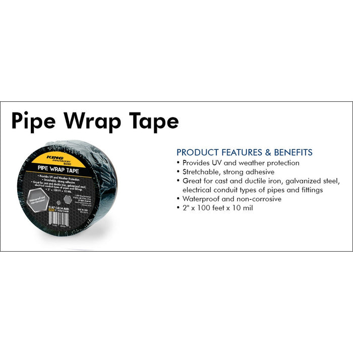 King Innovation - 86080 - Pipe Wrap Tape, 1 Roll