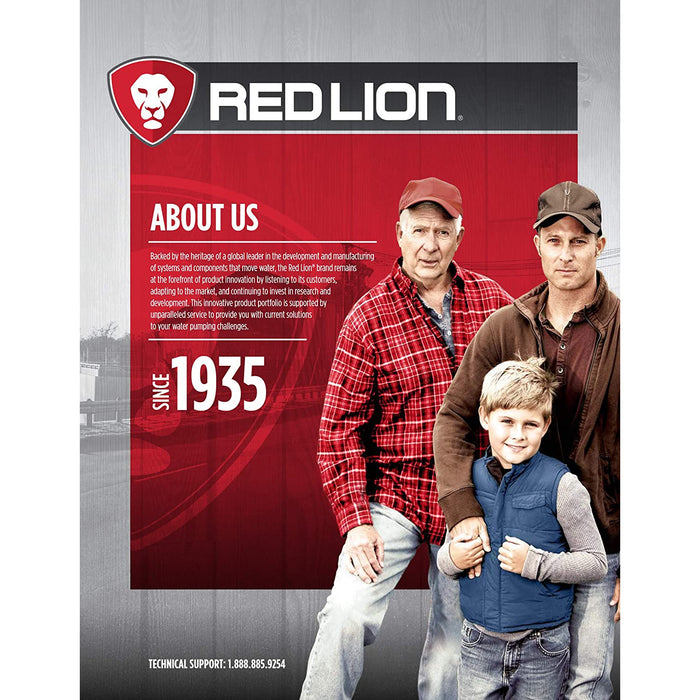 Red Lion RJS-50-PREM 602206 Bomba de chorro de pozo poco profundo de hierro fundido premium 