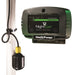 A Liberty Pumps NightEye wireless enabled pump alarm with a black casing and a green label, connected to a sensor float.
