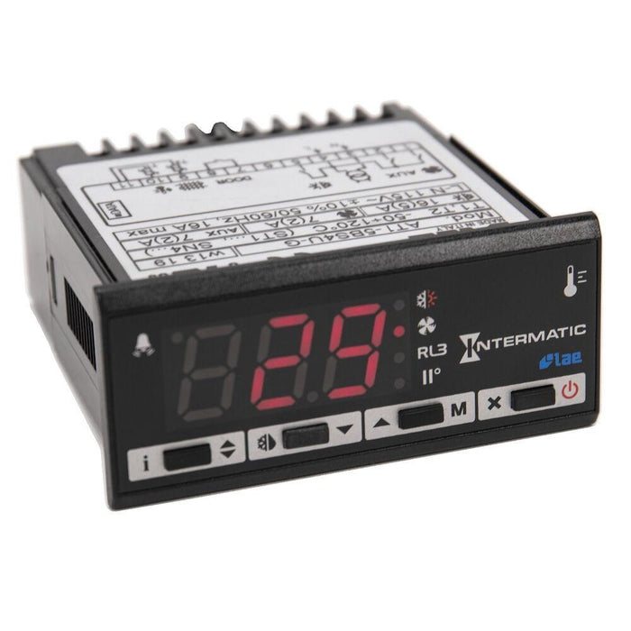Controlador de refrigeración Intermatic AT2-5BS4E-ALI, 2 sensores NTC/PTC, 1 entrada digital, 230 VAC