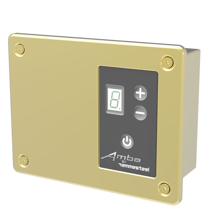 Amba - ATW-DHCR-SB - Remote Digital Heat Controller - Satin Brass