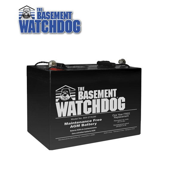 Glentronics The Basement Watchdog - BW-27AGM - Maintenance Free AGM Battery
