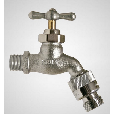 Prier - C-168ST.75 - Hose Bibb -Anti-Siphon ASSE 1052 with Stuffing Box - Anti-Siphon - 3/4"MPT - Nickel Chrome Plated