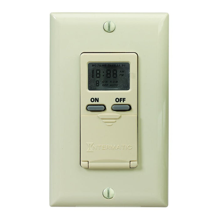 Intermatic - EI500C - 7-Day Standard Programmable Timer, Ivory