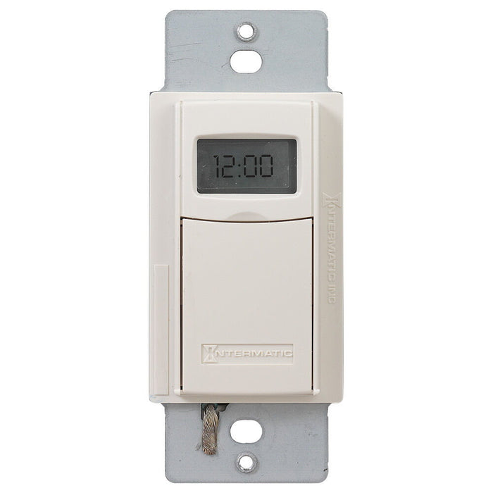 Intermatic - EI600LAC - 7-Day Heavy-Duty Programmable Timer, Light Almond