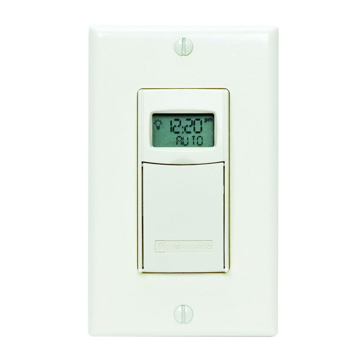 Intermatic - EI600LAC - 7-Day Heavy-Duty Programmable Timer, Light Almond